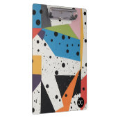 Collagepapier Zwarte Stippen Klembord (Rechts)