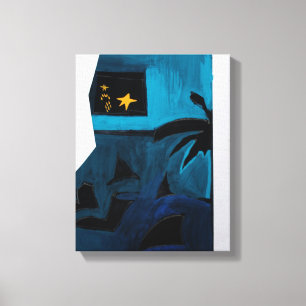 Collages Bruyants Artist's Book Blue Room 2 Canvas Afdruk