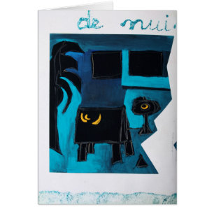 Collages Bruyants Artist's Book Blue Room Kaart