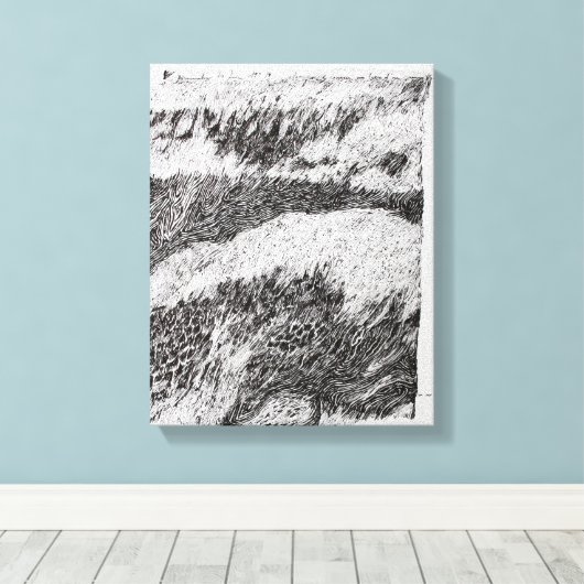 Collages Bruyants Artist's Book First page Canvas (Insitu (Houten vloer))