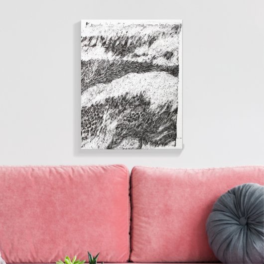 Collages Bruyants Artist's Book First page Canvas (Insitu (Woonkamer))