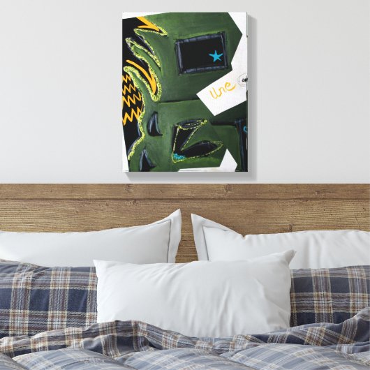 Collages Bruyants Artist's Book Odd Kerstmis C Canvas Afdruk (Insitu (Slaapkamer))