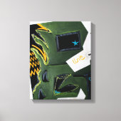 Collages Bruyants Artist's Book Odd Kerstmis C Canvas Afdruk (Voorkant)