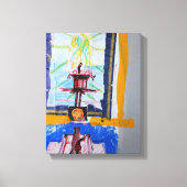 Collages Bruyants Artist's Book Slakkerij C Canvas Afdruk (Voorkant)