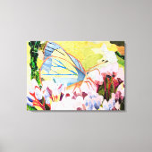 Collagevlinder Canvas Afdruk (Voorkant)