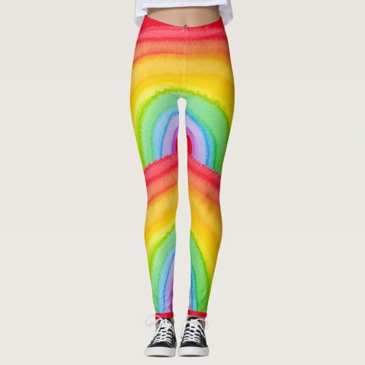 COLLANT DE YOGA ARC-EN-CIEL (Devant)