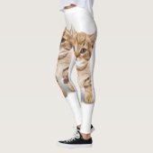 COLLANT DE YOGA CHAT ROUX CHATON (Gauche)