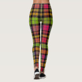 Collants à carreaux éclat de couleur (Dos)