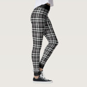 Collants à carreaux noir et blanc (Droite)