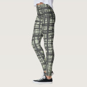 Collants à carreaux verts et gris (Gauche)