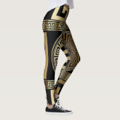 Collants à clé grecque dorés (Droite)