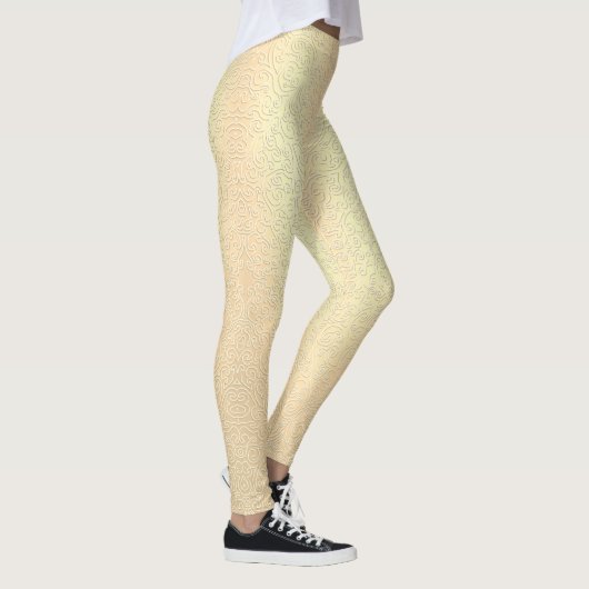 Collants à dentelle dorée Pantalon à impression de (Droite)
