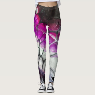Collants à écailles noires, blanches et roses