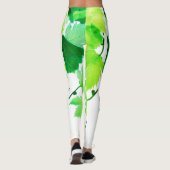Collants à feuilles de vigne vertes rêveuses (Dos)