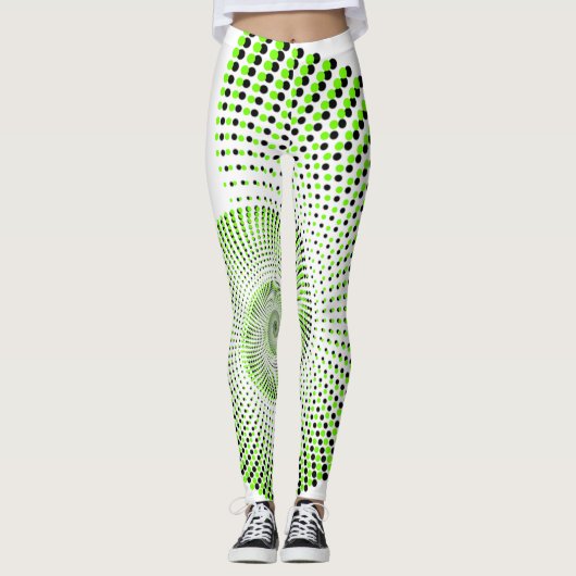 Collants à flux en spirale de la nature (Devant)