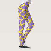 Collants à Imprimé Girafe sur Fond Violet (Droite)
