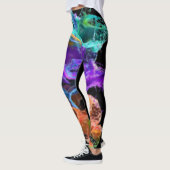 Collants à motif abstrait aquarelle (Gauche)