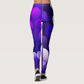 Collants à motif cercle violet (Dos)