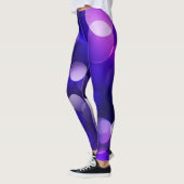 Collants à motif cercle violet (Gauche)