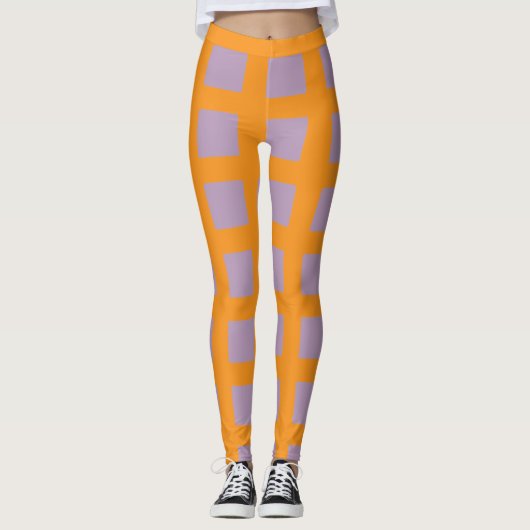 Collants à motif damier (Devant)