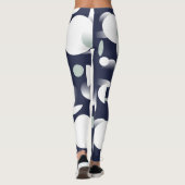 Collants à motif d'art abstrait futuriste (Dos)