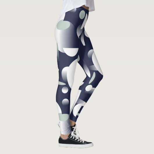 Collants à motif d'art abstrait futuriste (Droite)