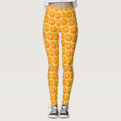 Collants à motif de tranches d'orange (Devant)