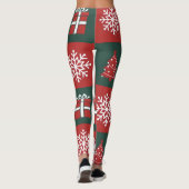 Collants à motif d'icônes de Noël modernes (Dos)