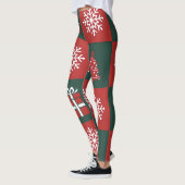 Collants à motif d'icônes de Noël modernes (Gauche)