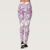 collants à motif floral médiéval (Dos)