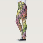Collants à motif gribouillis (Gauche)