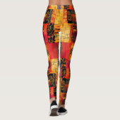 Collants à motif tribal africain (Dos)