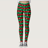 Collants à points de Noël tendance (Devant)