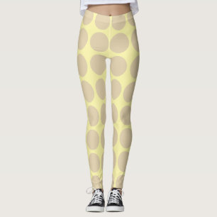 Collants à points neutres couleur ivoire crème