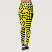 Collants à rayures à pois funky et gras (Dos)