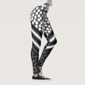 Collants à rayures à pois funky et gras (Droite)