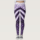 Collants à rayures à pois funky gras (Devant)