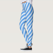 collants à rayures bleu ciel (Gauche)