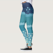 Collants à rayures et pois dans des nuances de ble (Gauche)