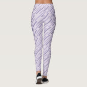 Collants à rayures violettes diagonales (Dos)