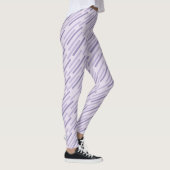 Collants à rayures violettes diagonales (Droite)