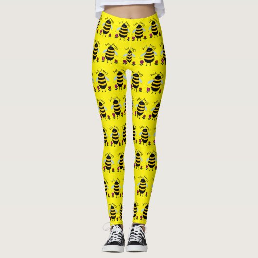 Collants abeille Be Happy Cartoon (Devant)