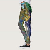 Collants abstraits 3 couleurs indécis (Gauche)