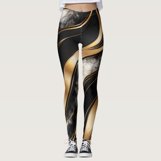 Collants abstraits en marbre de luxe (Devant)