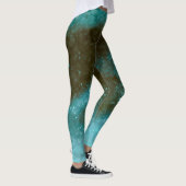Collants Abstraits Galaxy Verte Étincelante (Droite)