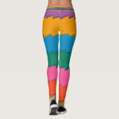 Collants Abstraits Multi-Color (Dos)