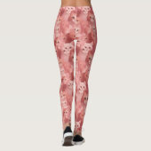 Collants Adorables Rose Pâle au Motif de Chat (Dos)