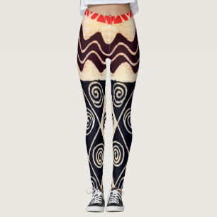 Collants aérobic fous tribaux africains