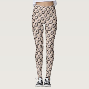 Collants Anneaux Beige