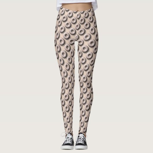 Collants Anneaux Beige (Devant)